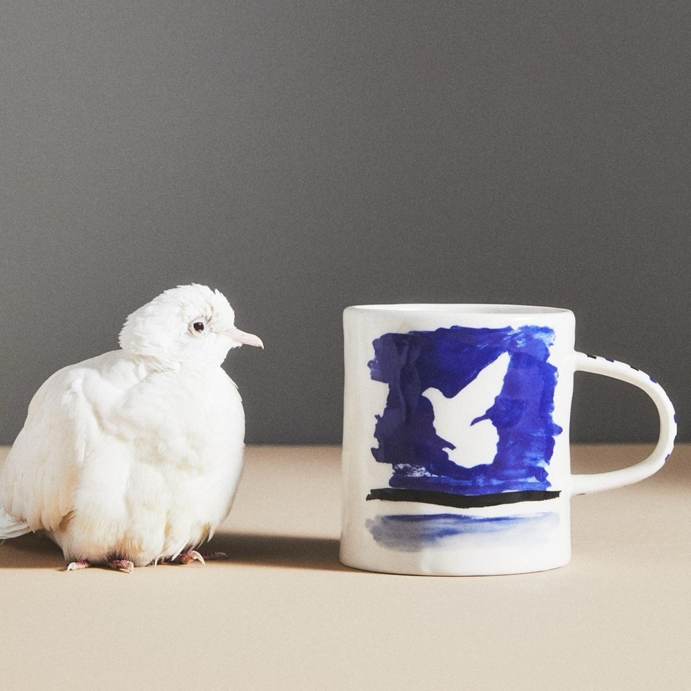 Hotel Magique Melange Mug  Dove of Peace Anthropologie